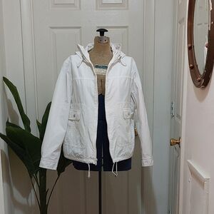 Talbots White Utility Jacket for Women